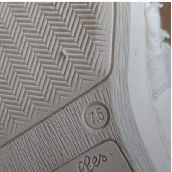 Seychelles, Anthropology Quake II ruffle linen sneakers, Size 7.5 - Picture 9 of 12